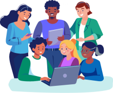 teachers working together